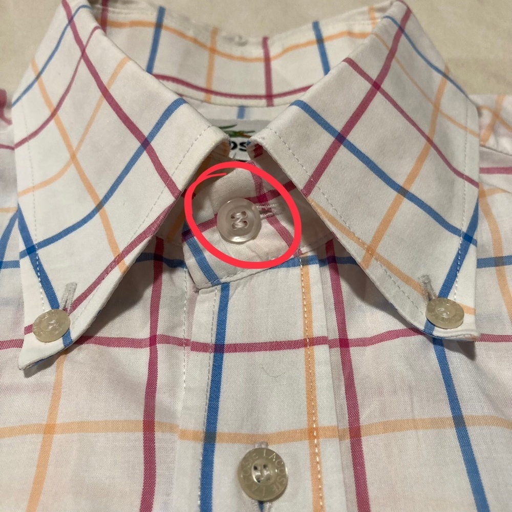 Lacoste Men's 100% Cotton Shirt - Some‎ Flaws | Neck Size 15 1/2 - 15 3/4 - Picture 12 of 16